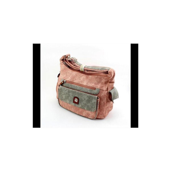 Damen Handtasche Schultertasche Tasche Umhängetasche Rosa