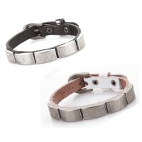 Lederarmband Echt Leder Armband  in Schwarz oder...